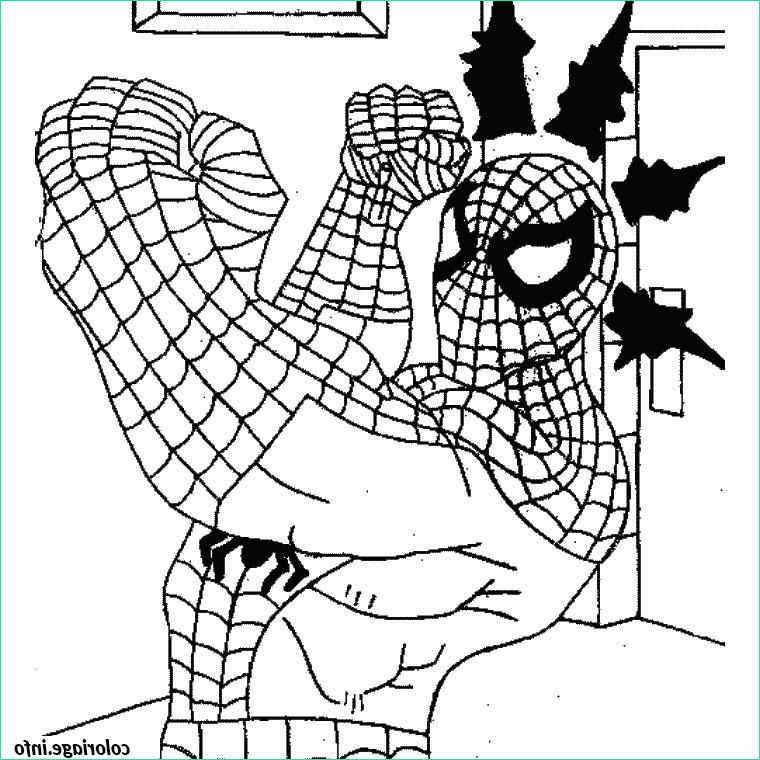 spiderman moto coloriage dessin 878