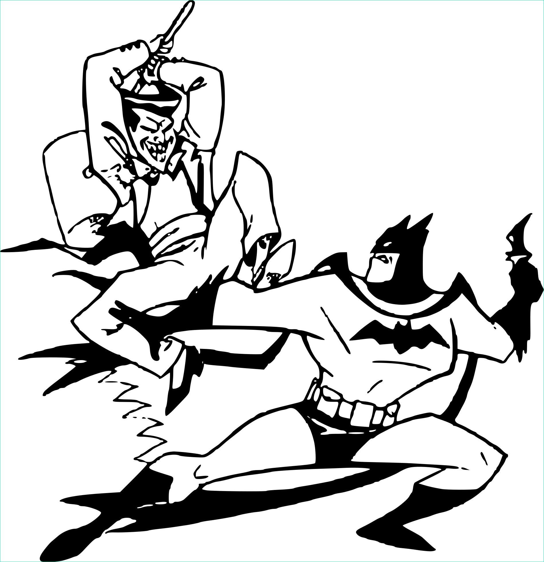 batman joker dessin