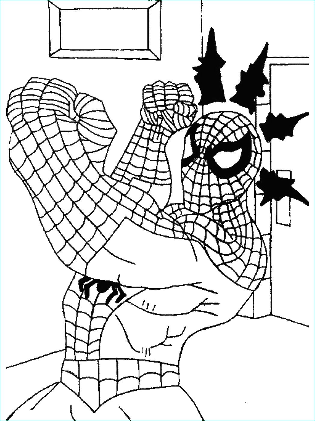 spiderman home ing drawing