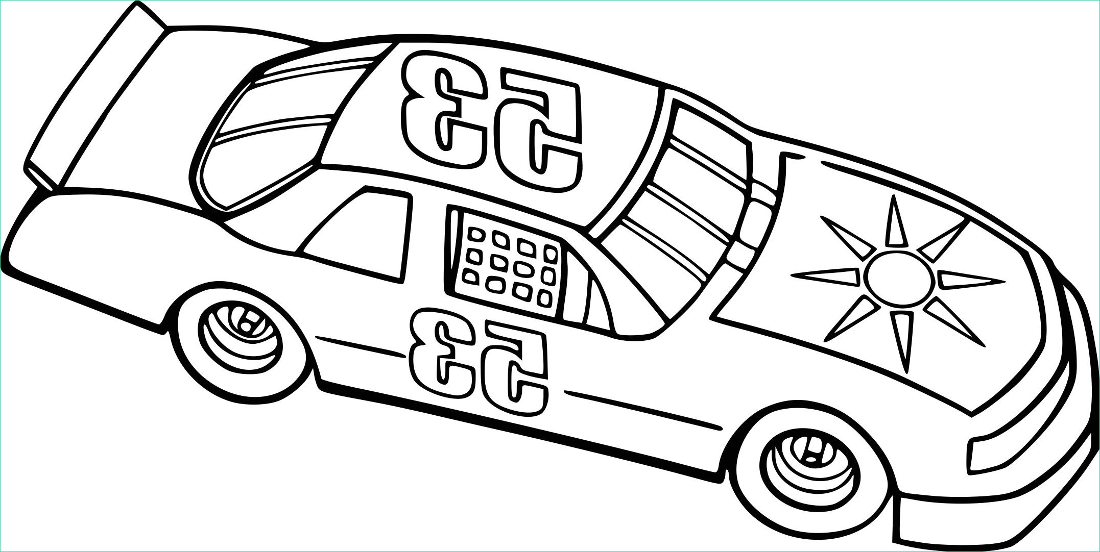 coloriage a imprimer gratuit voiture de course genial coloriage a imprimer de voiture de course