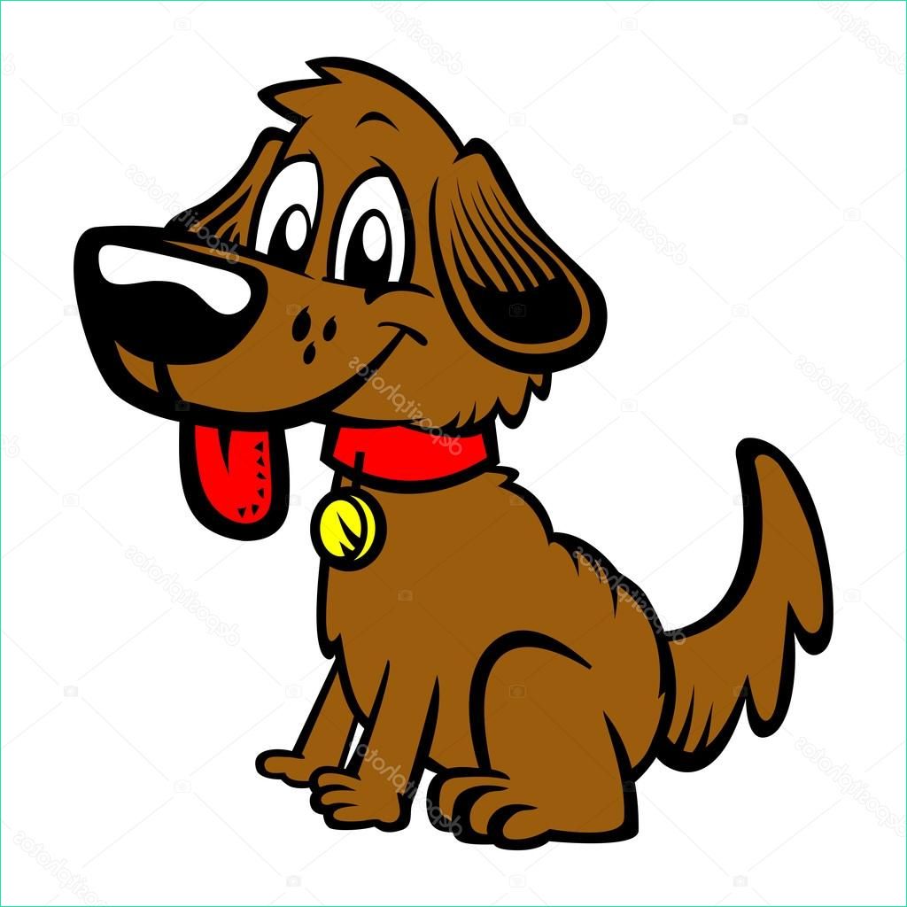 stock illustration puppy dog cartoon vector illustration