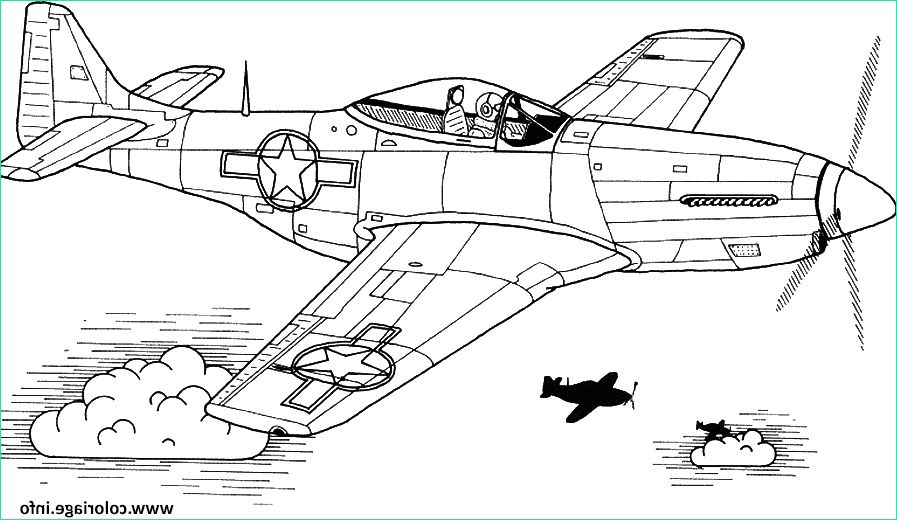 avion de guerre 28 coloriage dessin