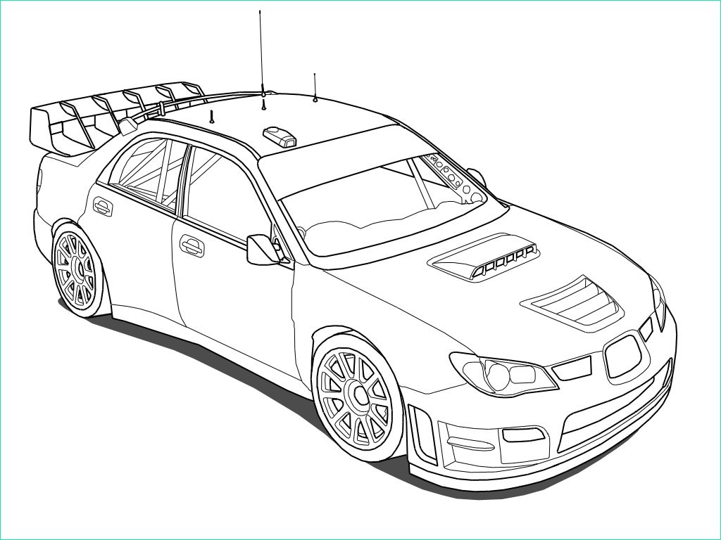 race car drawing easy