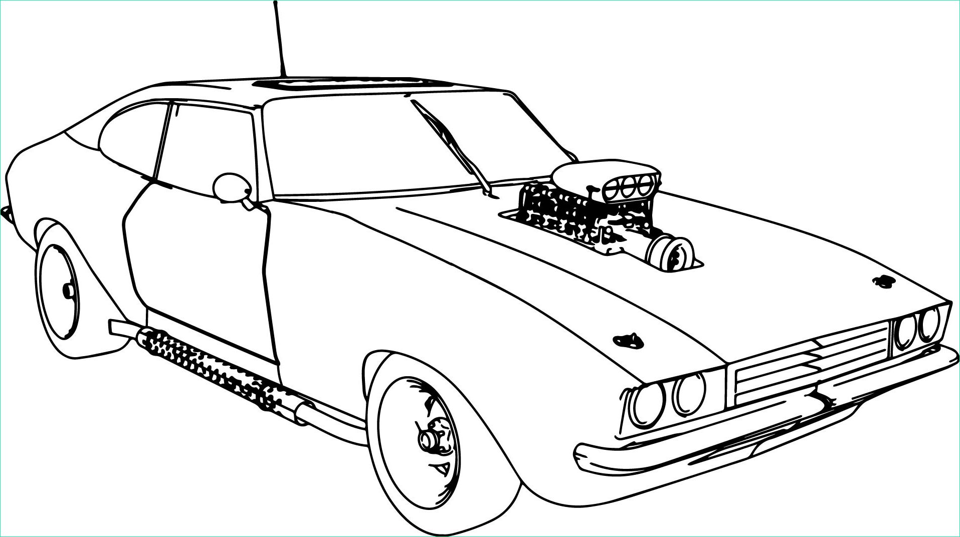 toyota coloring pages