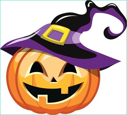 chapeau de sorcière citrouille halloween dessin animé gm