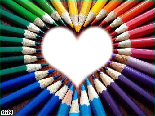 coeur crayon