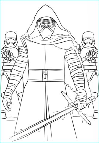 kylo ren and the first order stormtroopers