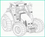 tracteur john deere coloriage dessin