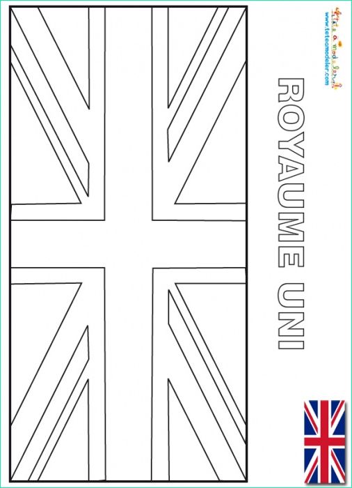 drapeau anglais a imprimer inspirant collection coloriage204 coloriage drapeau anglais
