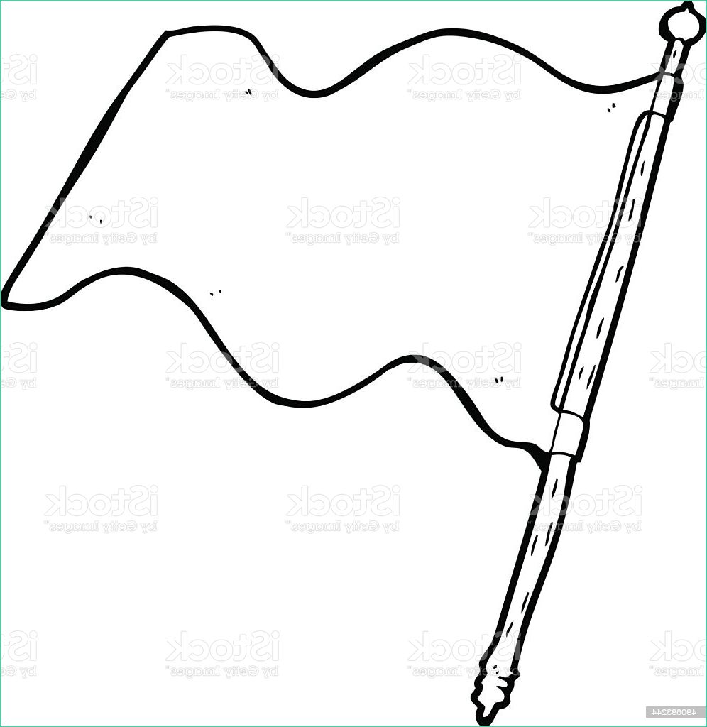 line drawing dessin drapeau blanc gm