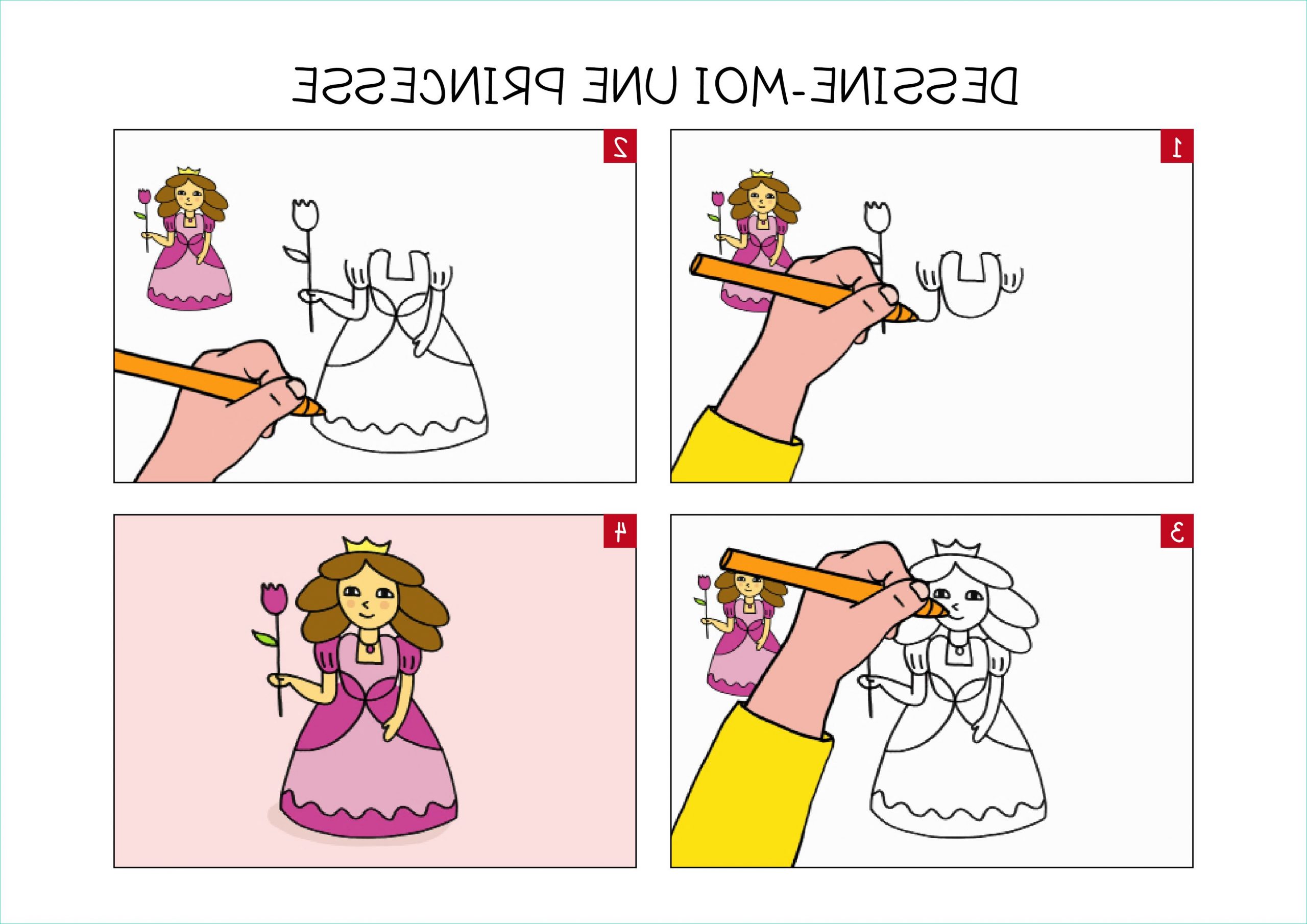 apprendre a dessiner une princesse en 3 etapes