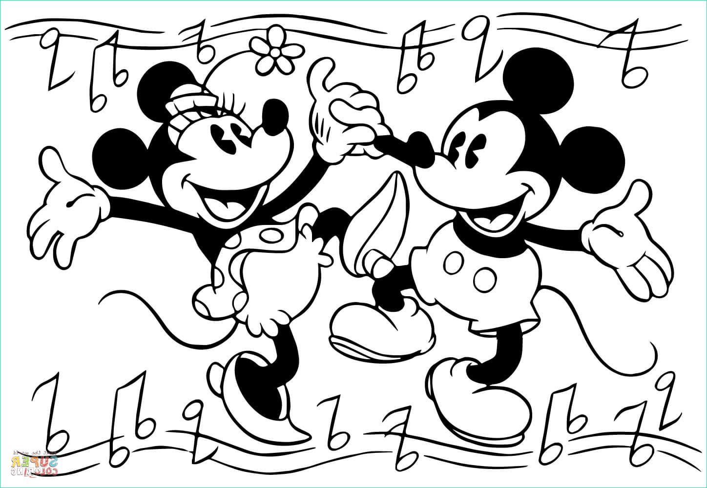 minnie and mickey mouse qui dansent