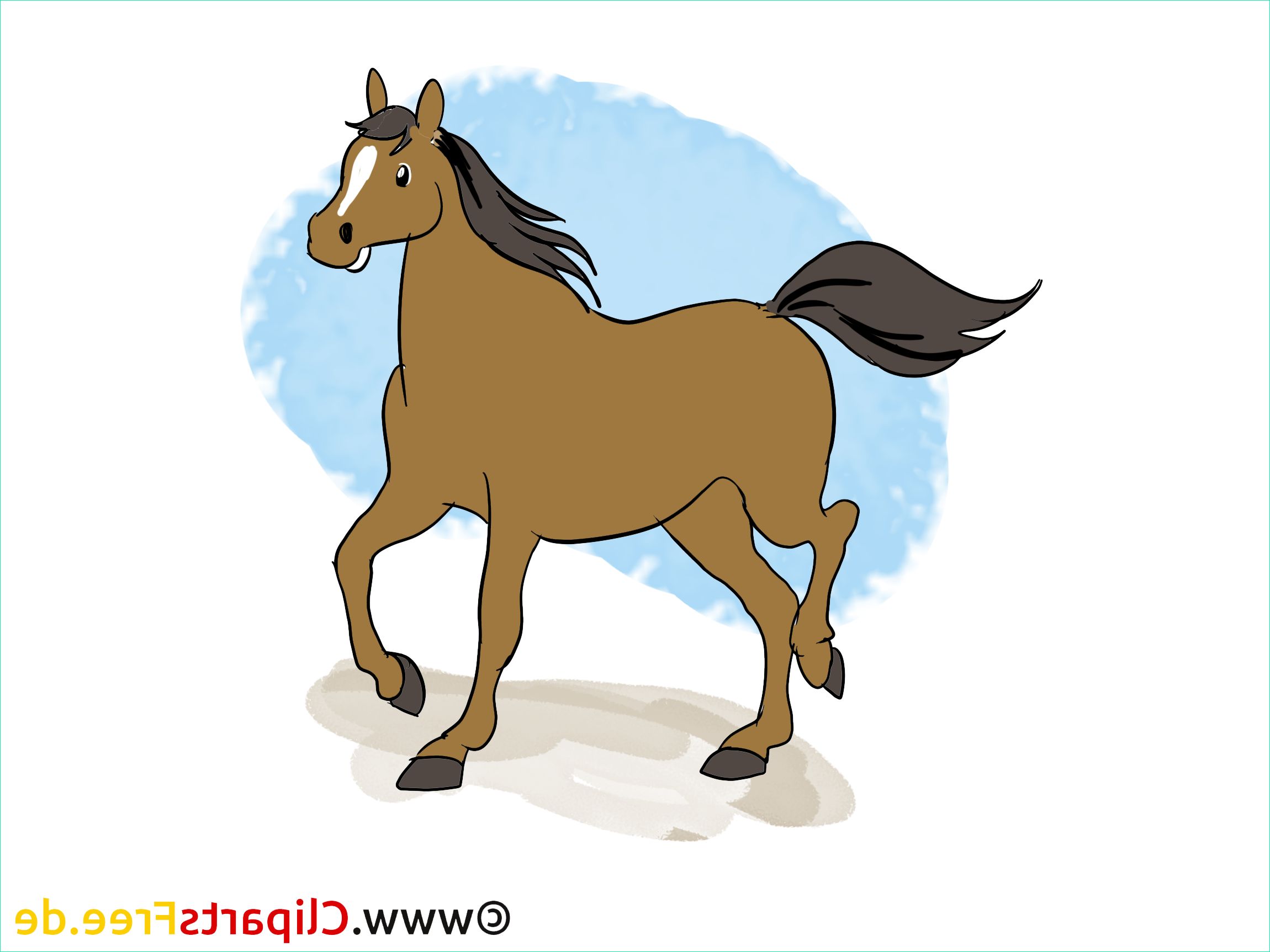 trotte dessins gratuits – cheval clipart 7222