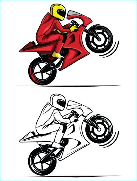 dessin moto