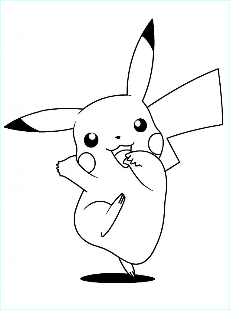 dessin pokemon pikachu impressionnant collection pokemon pikachu 1 tous les coloriages pokemon