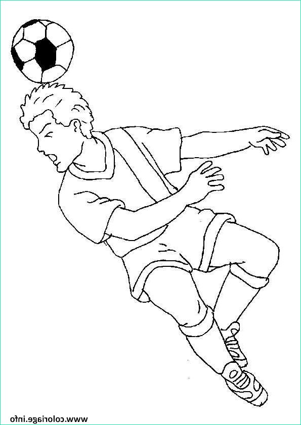 footballeur foot jeune coloriage dessin