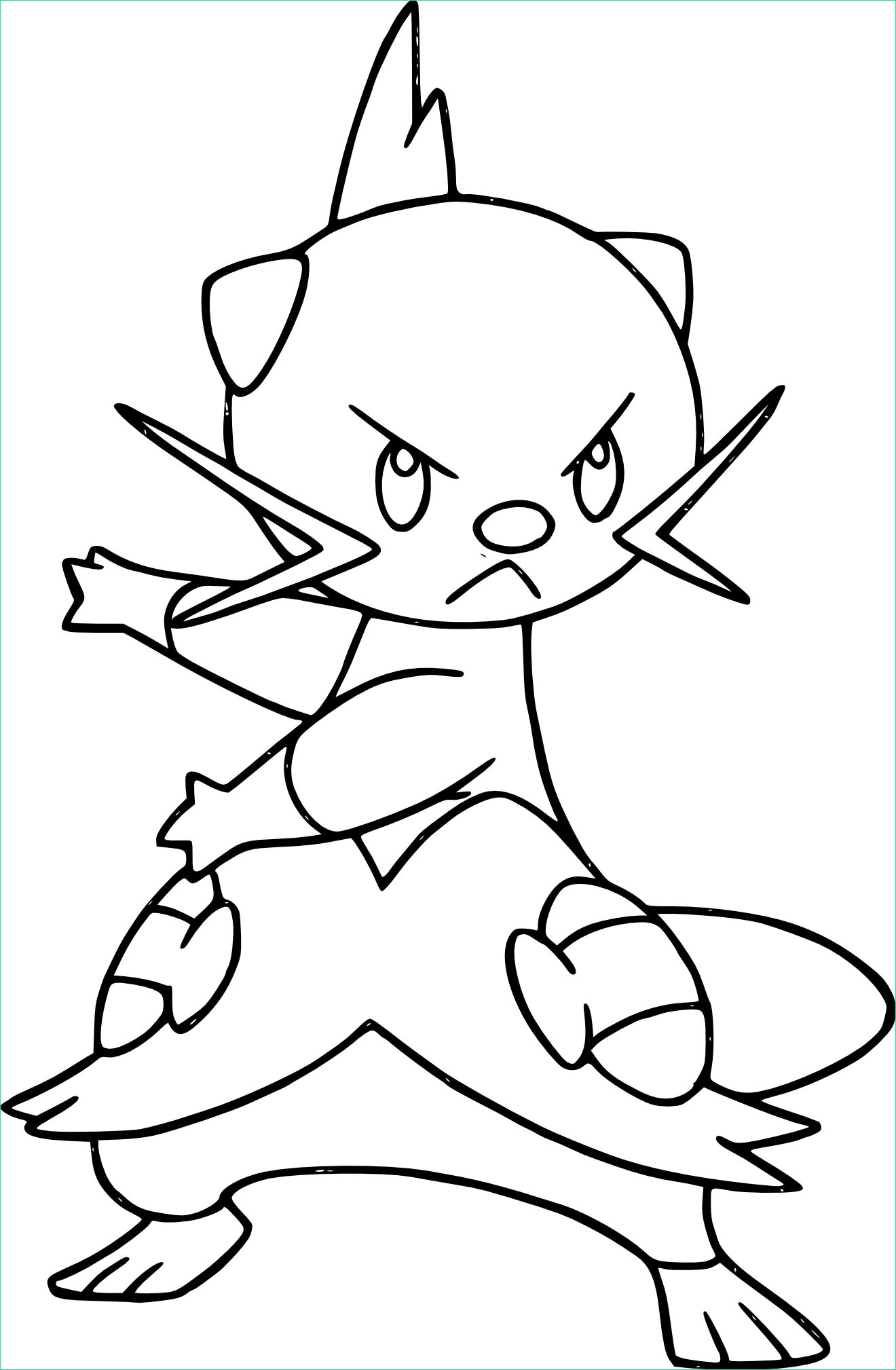 coloriage mega mewtwo pokemon