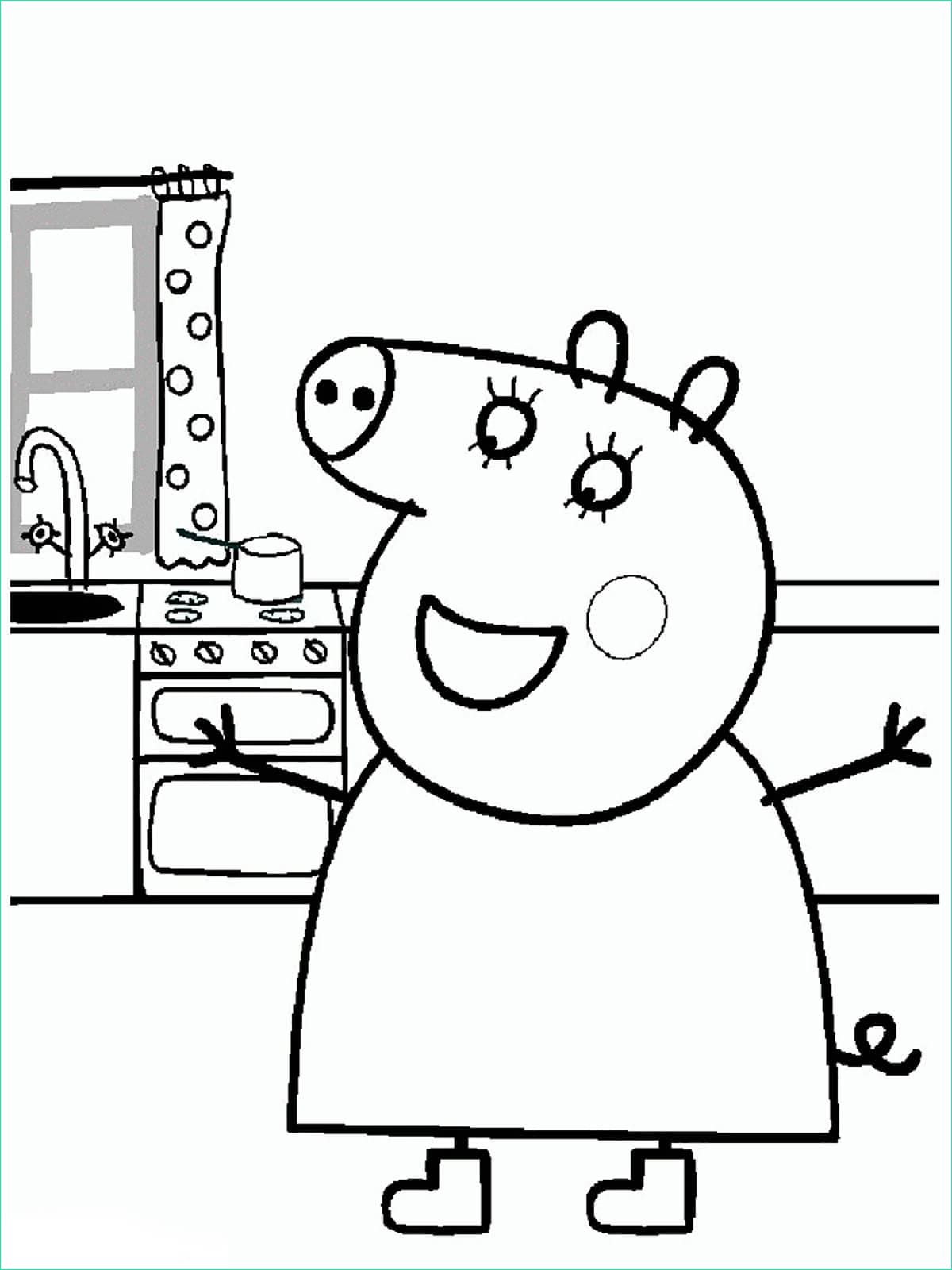 peppa pig a colorier