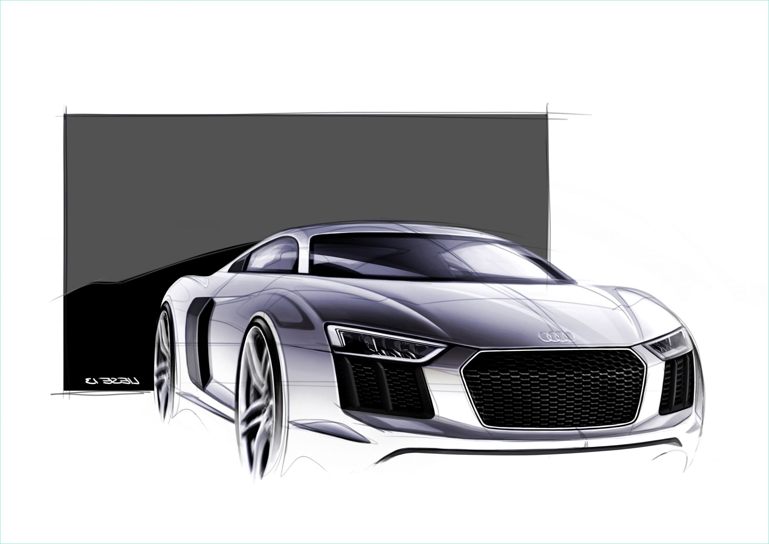 2016 audi r8 design sketches are something to geek over photo gallery