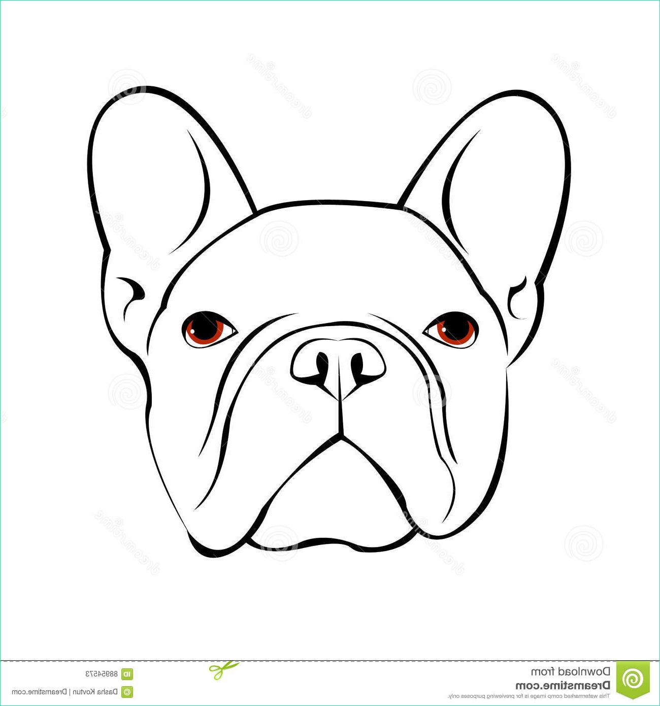 illustration stock chiot mignon de dessin d illustration de chien de bouledogue de race française animale d animal familier image