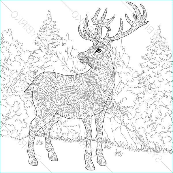 adult coloring pages christmas deer ref=shop home active 67