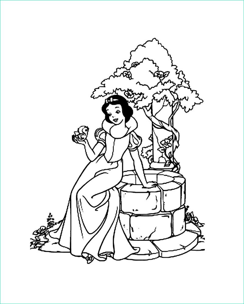 image=snow white Coloring for kids snow white 1