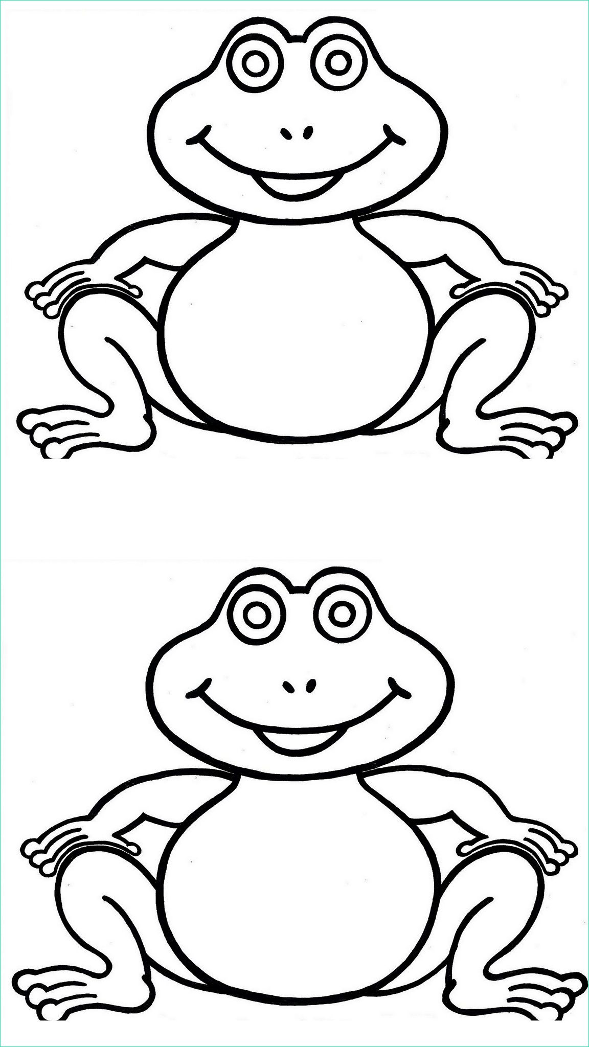dessin grenouille facile