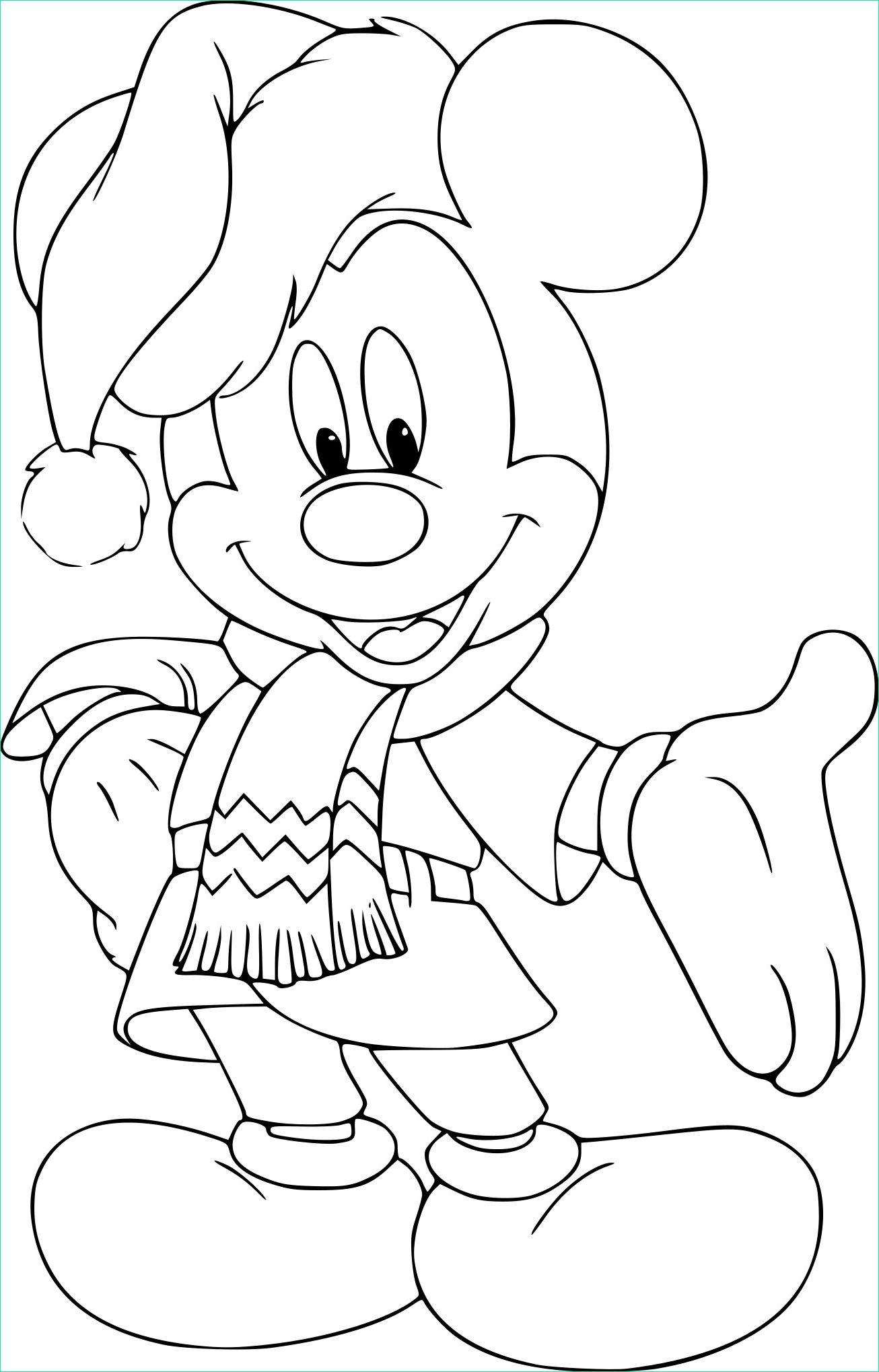 view coloriage imprimer mickey png