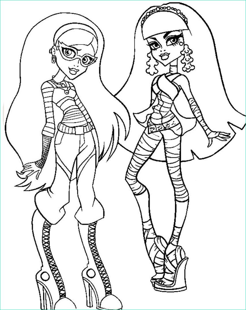 article coloriage monster high