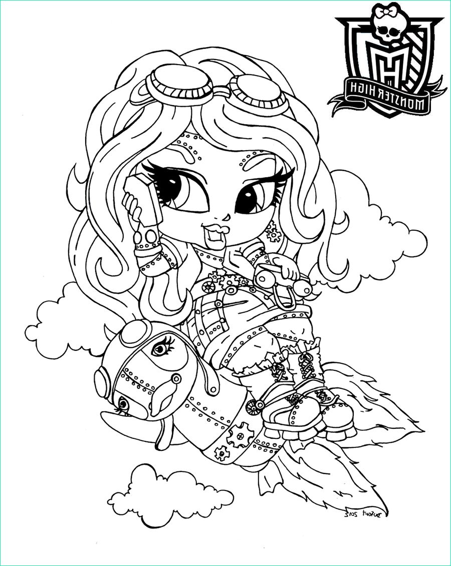 monster high babies for coloring part 1