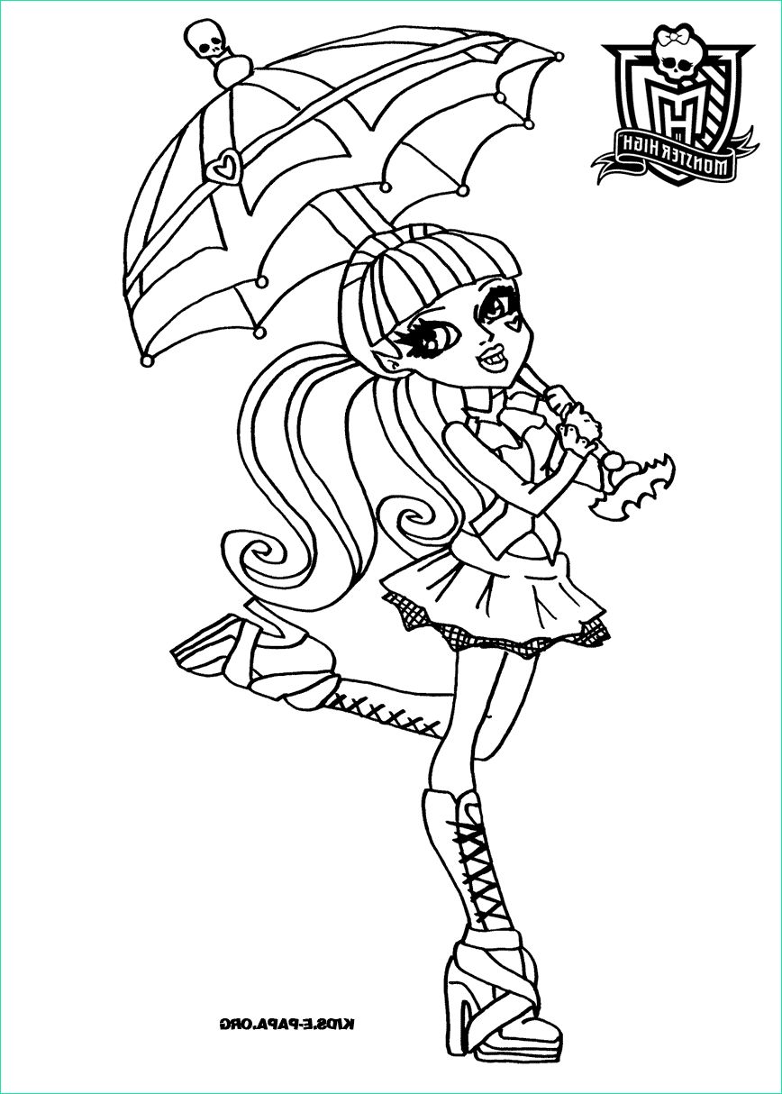 coloriage monster high 13 voeux