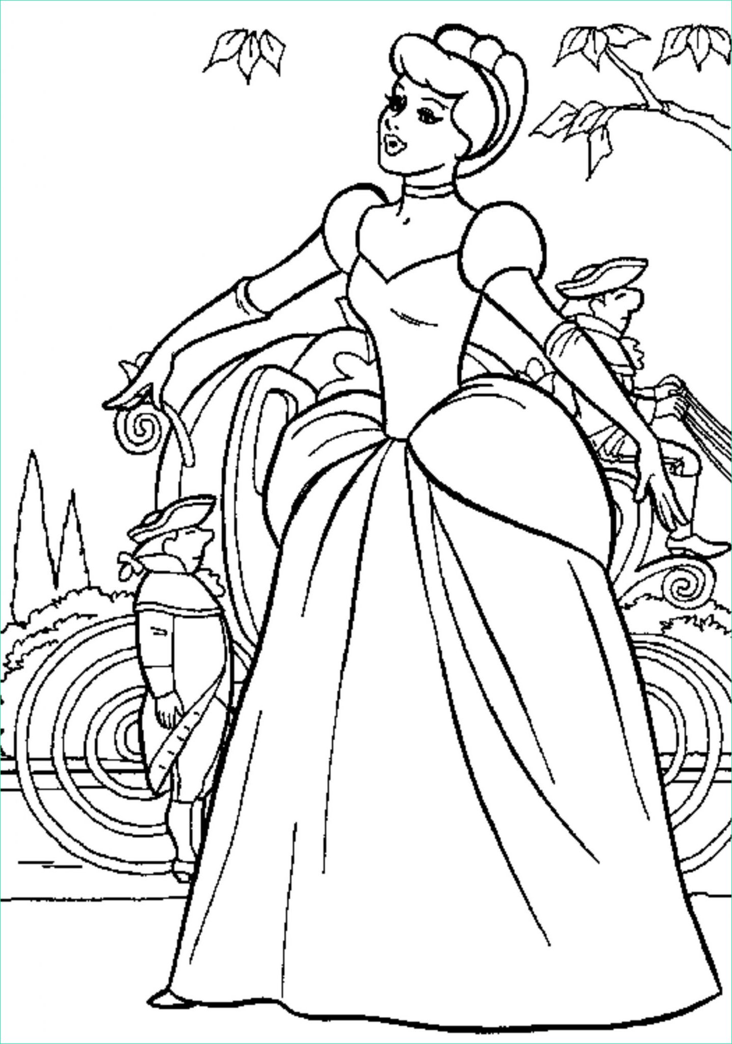 princess coloring pages support the childs activity