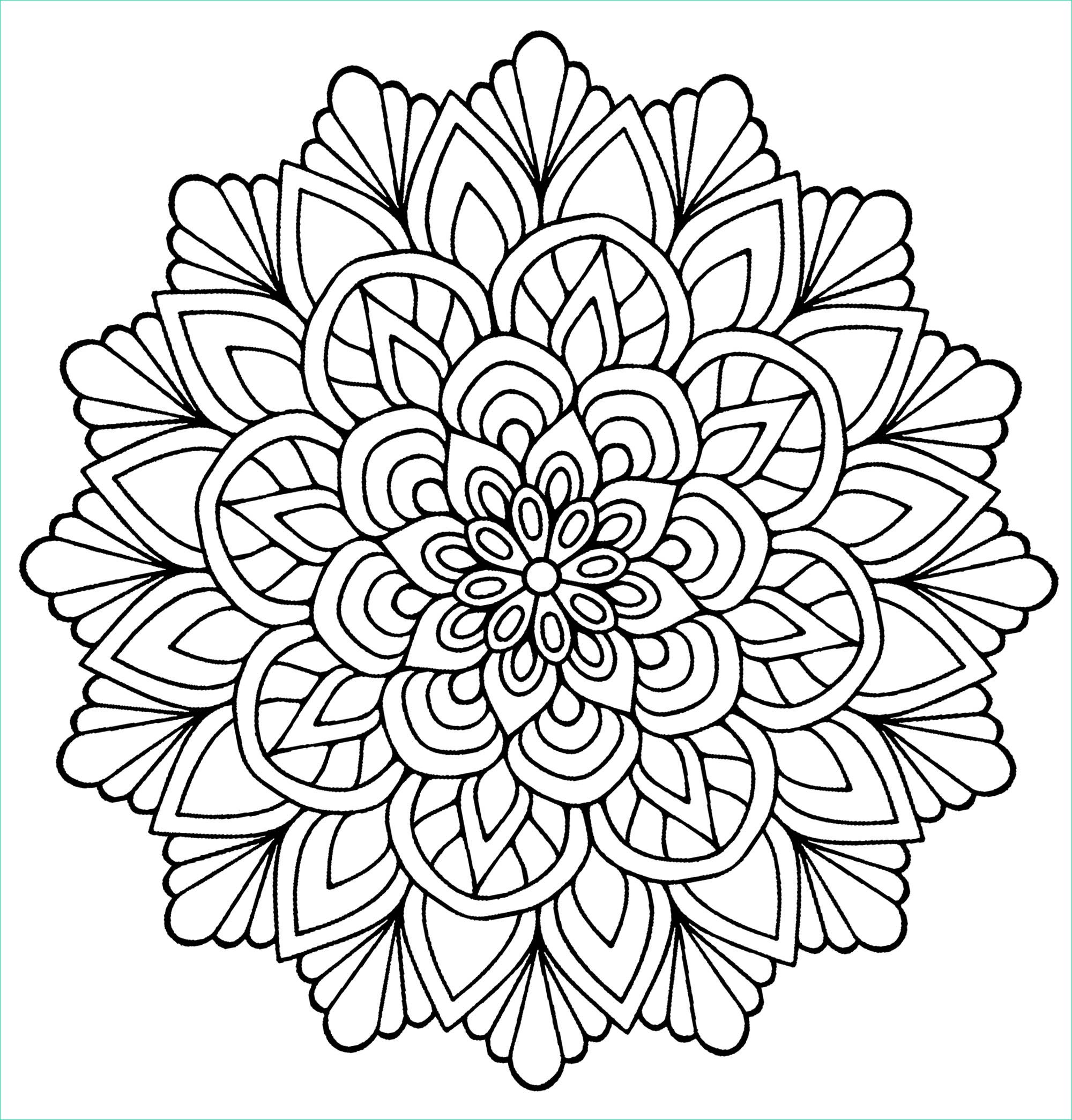 image=mandalas mandala flower with leaves 1