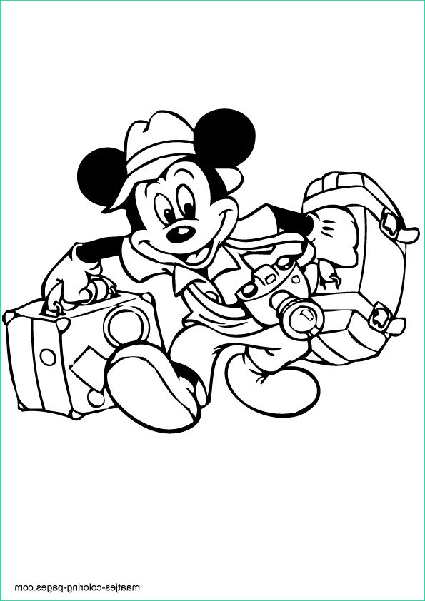 mickey mouse coloring page 035