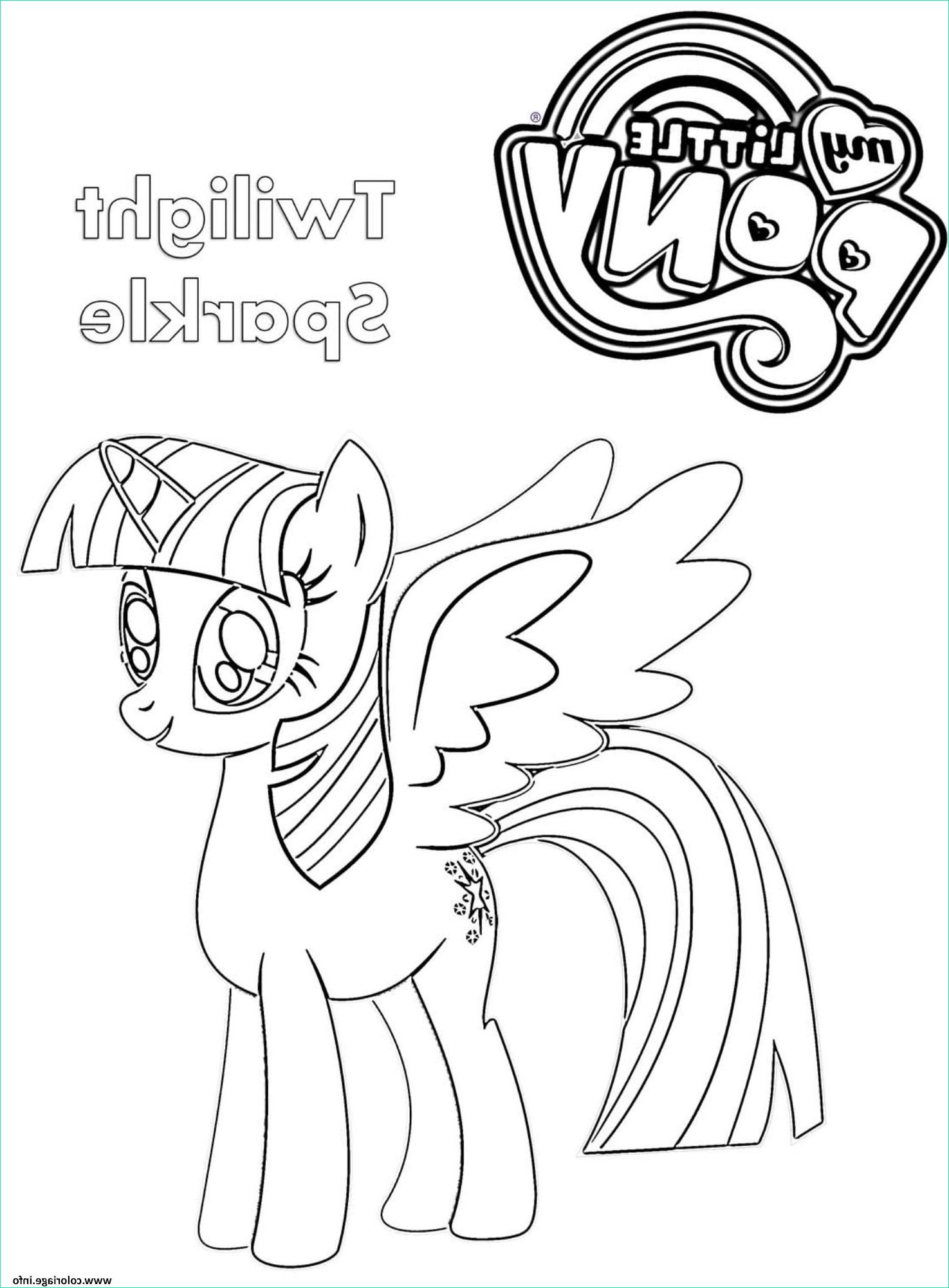 twilight sparkle my little pony coloriage dessin