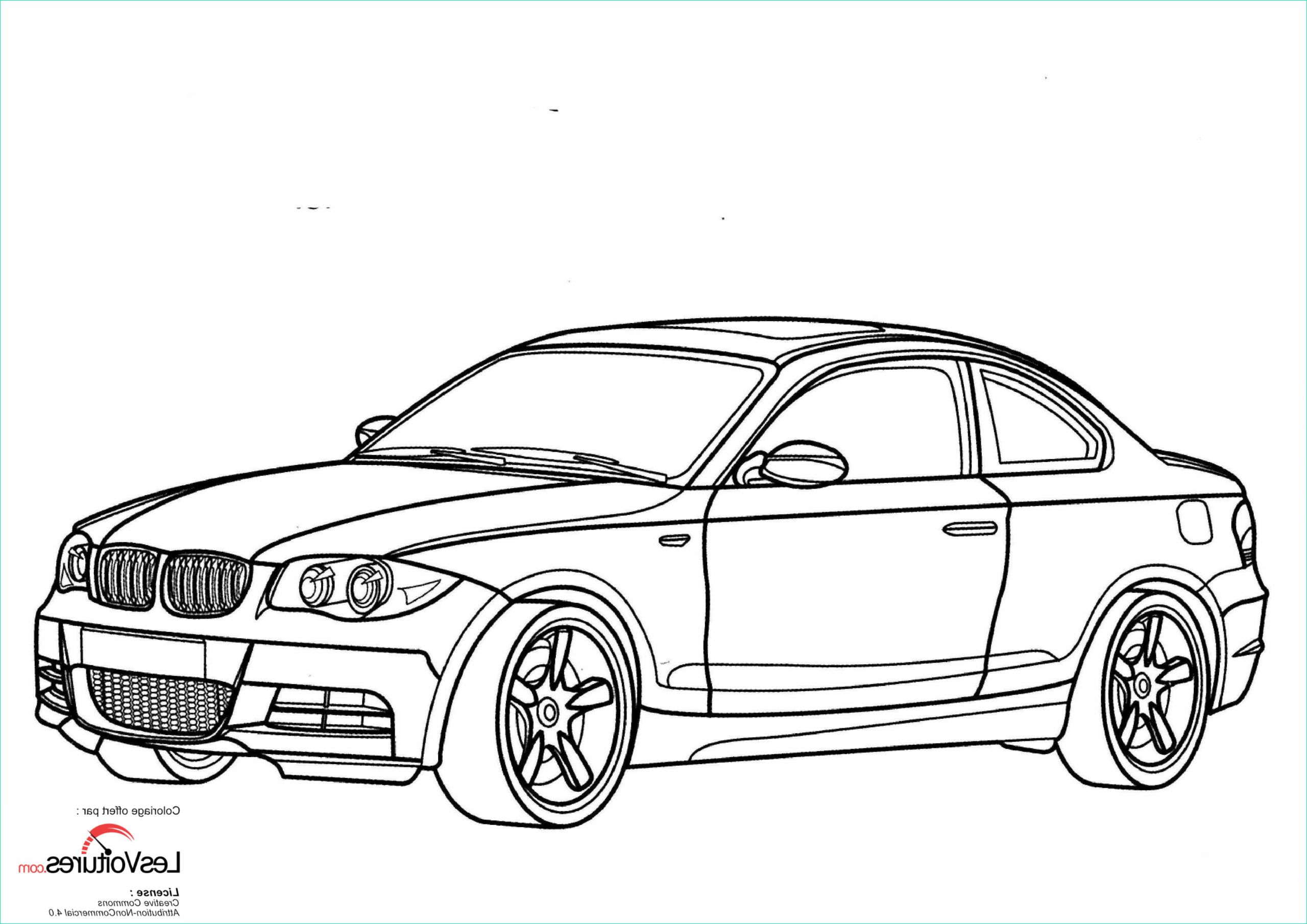 bmw 1 series coloriage voiture