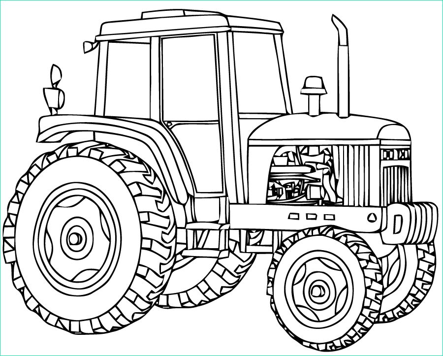 coloriage de tracteur massey ferguson