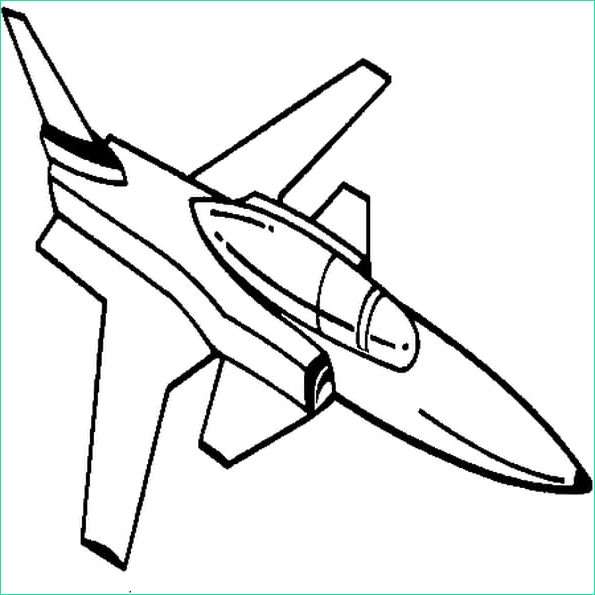 avion de guerre coloriage
