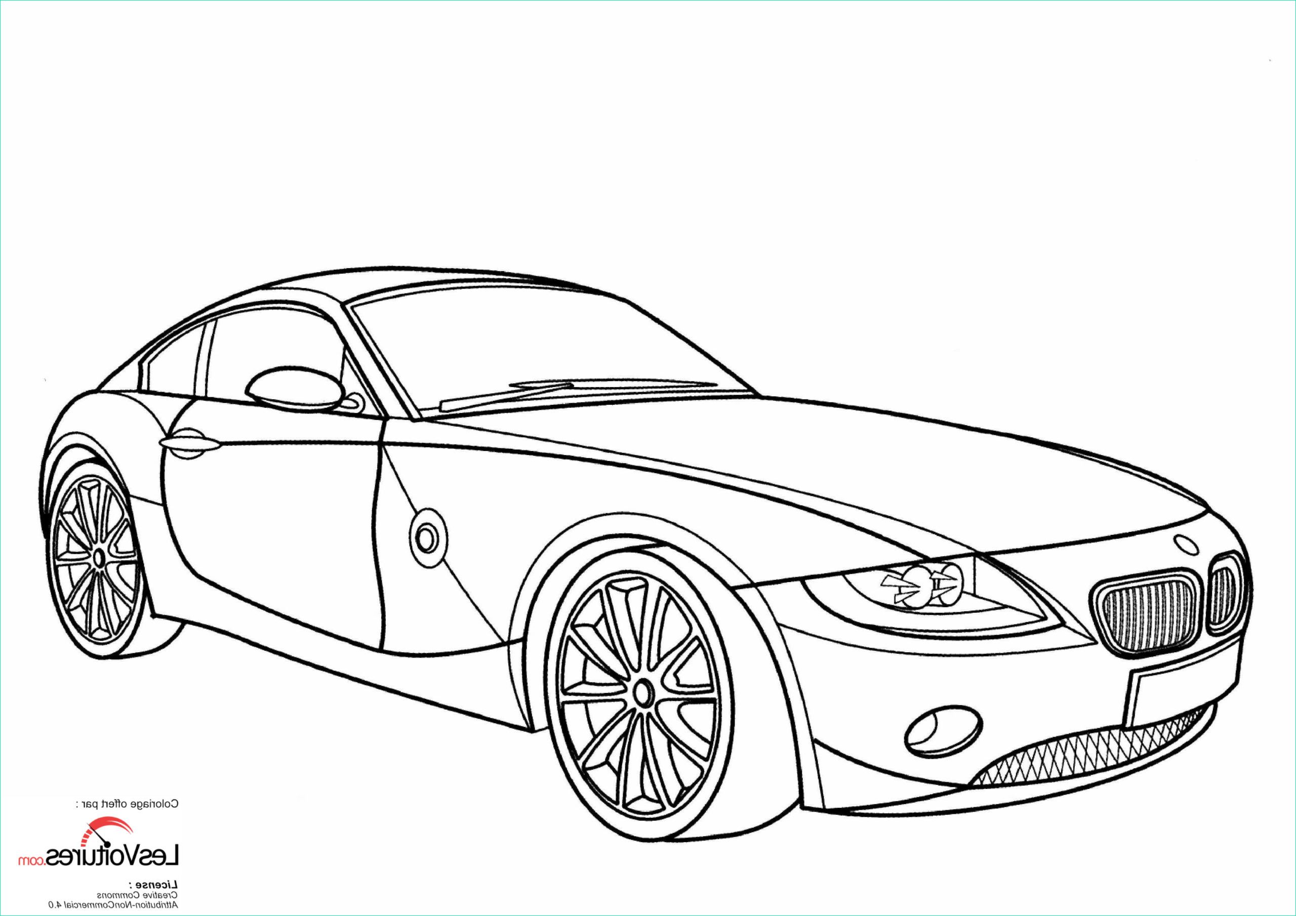 bmw z4 coupe coloriage voiture