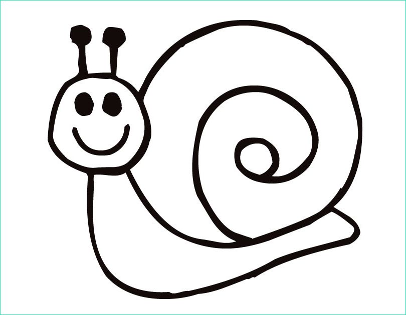 dessin escargot a imprimer