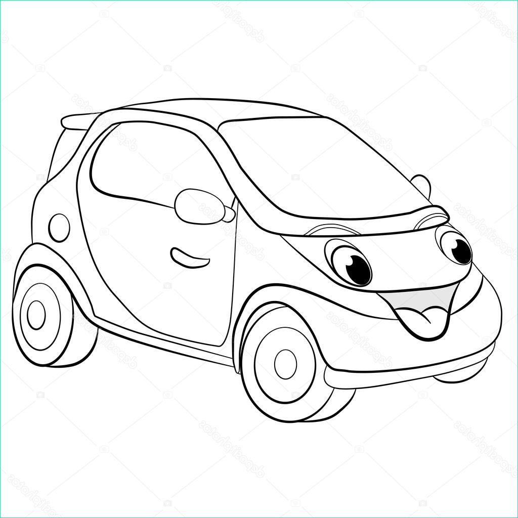 stock illustration cartoon mini car