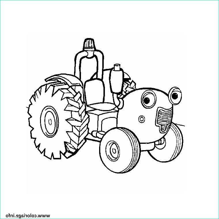 ferme tracteur coloriage dessin