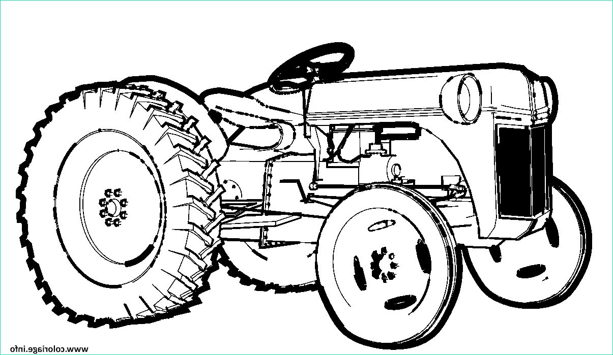 tracteur 6 coloriage dessin