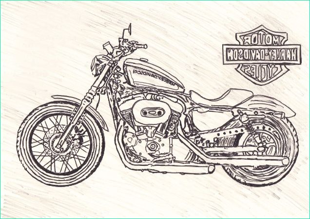 dessin moto