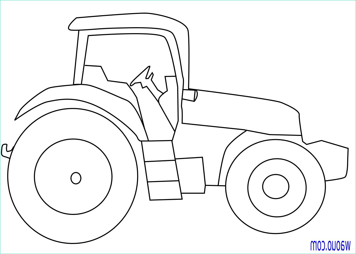 coloriage petit tracteur