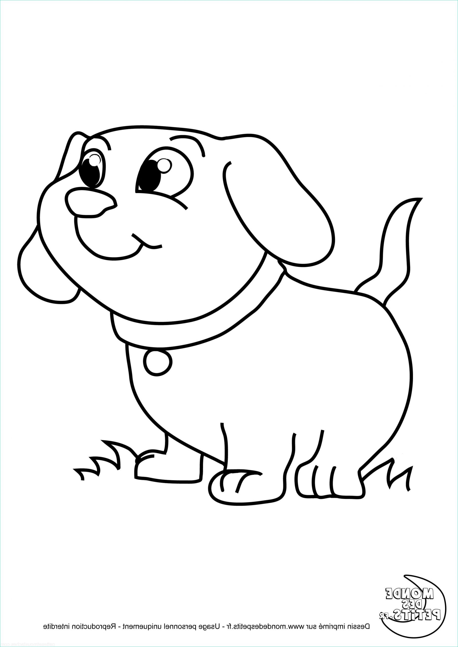 dessin petit chien mignon 9807
