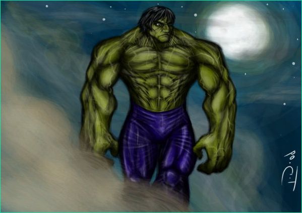 Hulk en couleur