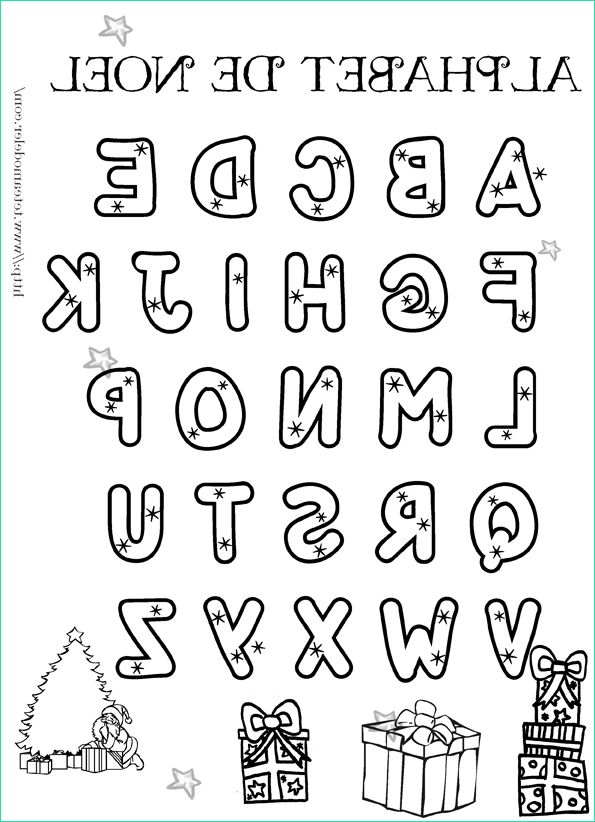 alphabet a colorier