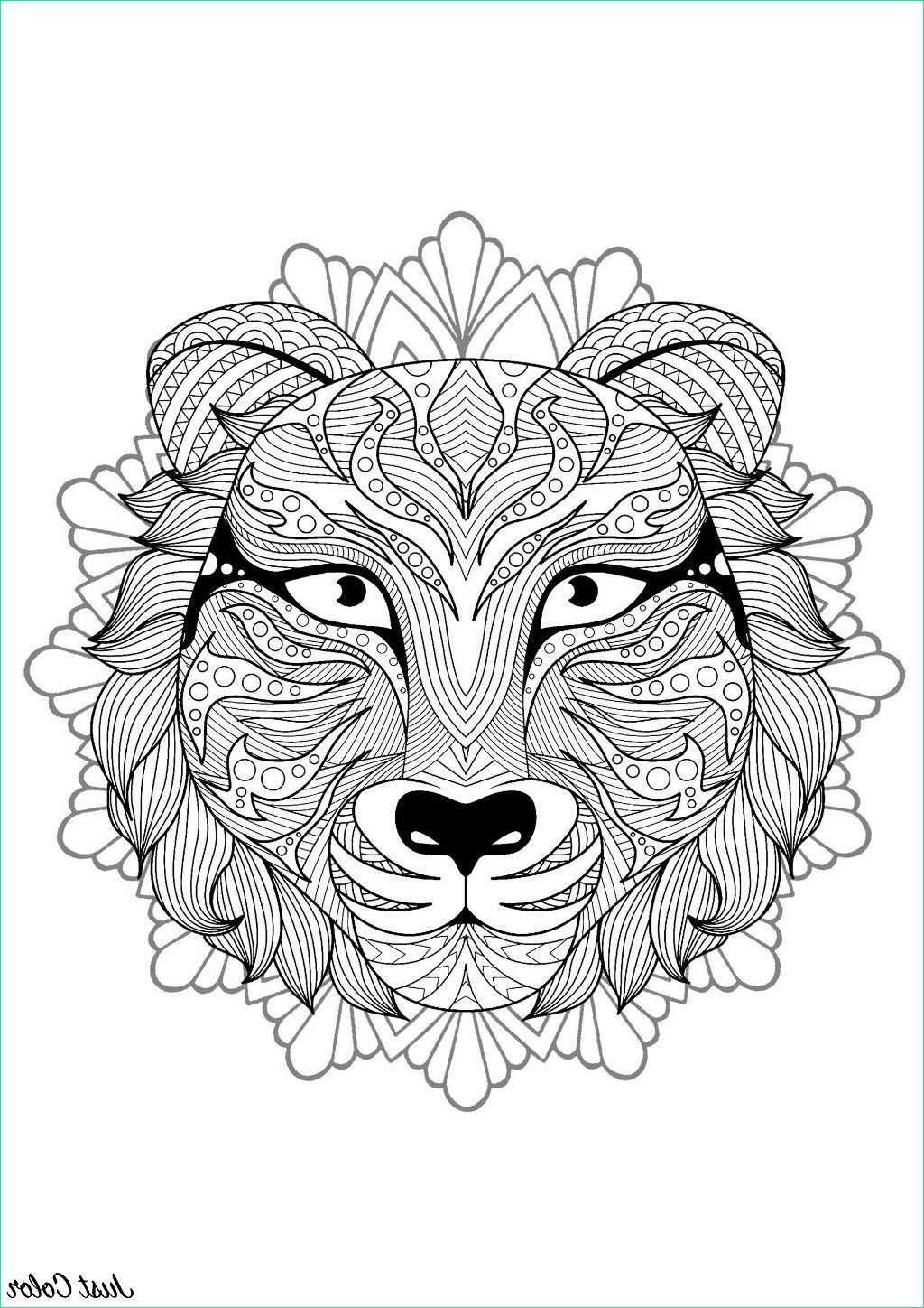 image=mandalas coloriage mandala tete tigre 4 1