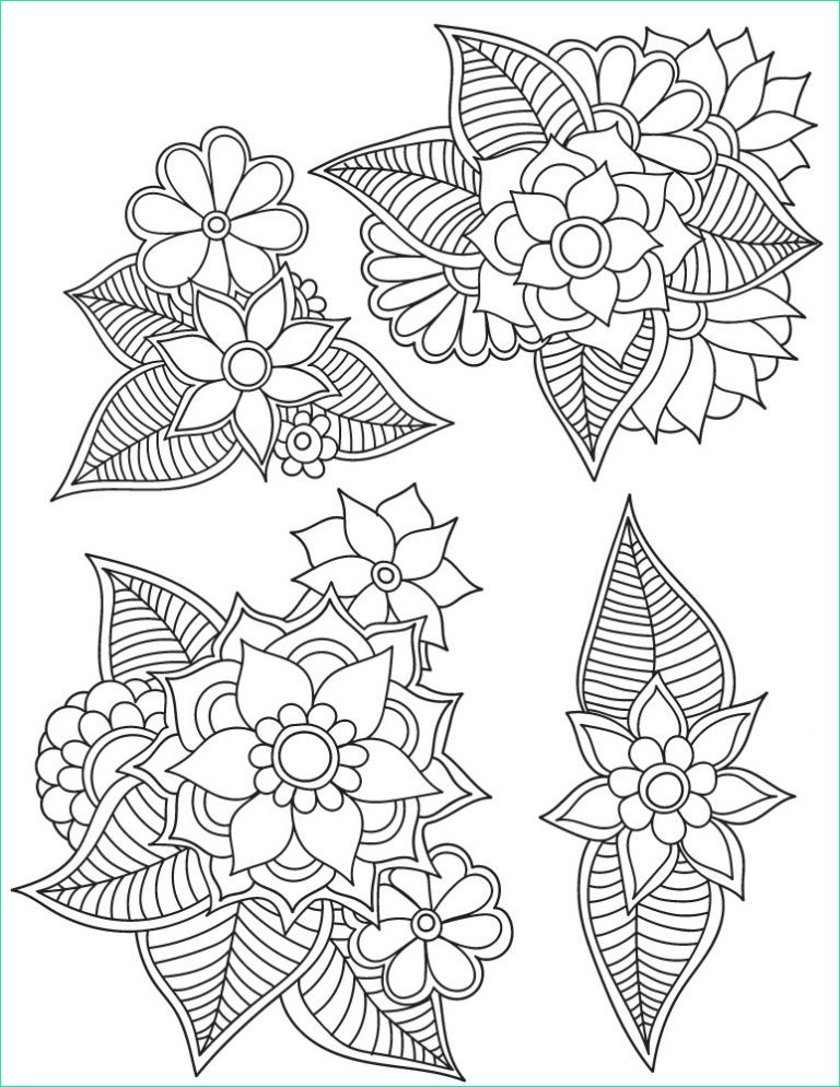 fleur a colorier et imprimer bestof photos mandalas fleurs dessin coloriage pour les grands
